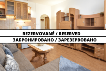RESERVED  Studio apartment with a cellar in Nitra, Chrenová