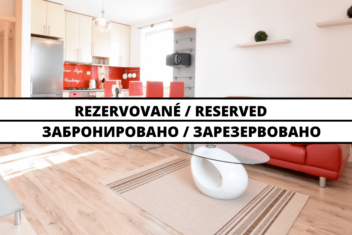 RESERVED  2-bedroom apartment with a balcony and cellar in a new building, Potravinárska St., Nitra