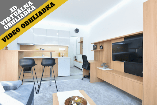 Renovated studio apartment with a cellar at Klokočina district in Nitra