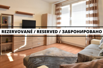 3D and VIDEO: Renovated studio apartment at Klokočina city district in Nitra