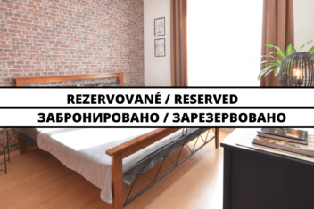 REZERVOVANÝ   Zrekonštruovaný, priestranný, 3-izbový byt s pivnicou v centre mesta Nitra