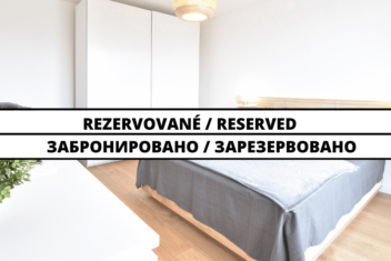 RESERVED Renovated 1-bedroom apartment with a balcony and a cellar near the city park, Nitra