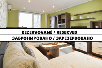 ЗАБРОНИРОВАНА Ремонтирована 3-комнатная квартира с большим подвалом в городской части Klokočina, Nitra