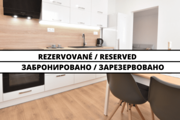 RESERVED  Modern renovated 3-bedroom apartment with a balcony in Nitra