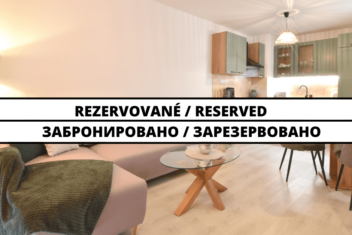 RESERVED  Modern 2-bedroom apartment with air conditioner, balcony, and cellar in new building in NItra – Klokočina
