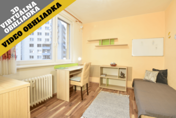Оновлена 4-кімнатна квартира з балконом і кондиціонером в мікрорайоні  Chrenova в Нітрі