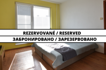 ЗАБРОНИРОВАНА   1-комнатная квартира с балконом в городской части Klokočina – Nitra