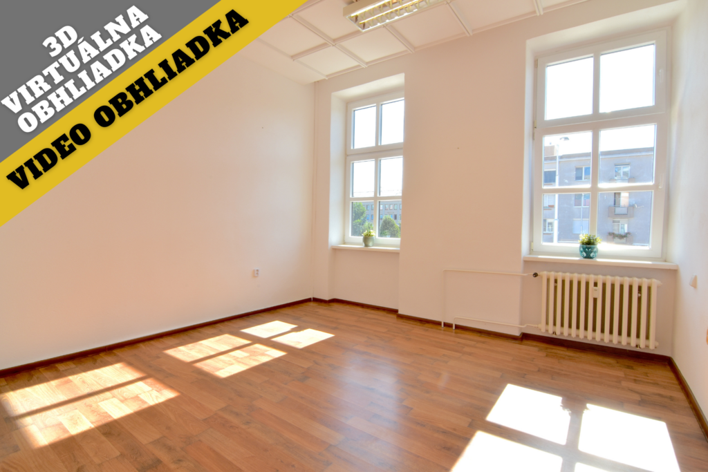 Renovated unfurnished office in the city center of Nitra