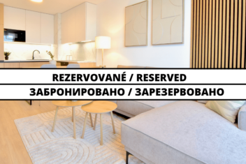 REZERVOVANÝ Nový 2-izbový byt s balkónom, pivnicou a parkovacím miestom